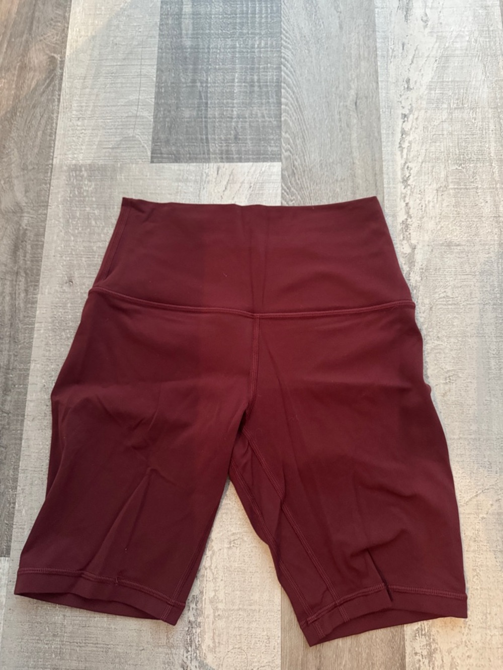 lululemon align shorts red merlot size 4